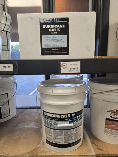 CAT 5 2-part wet look sealer.